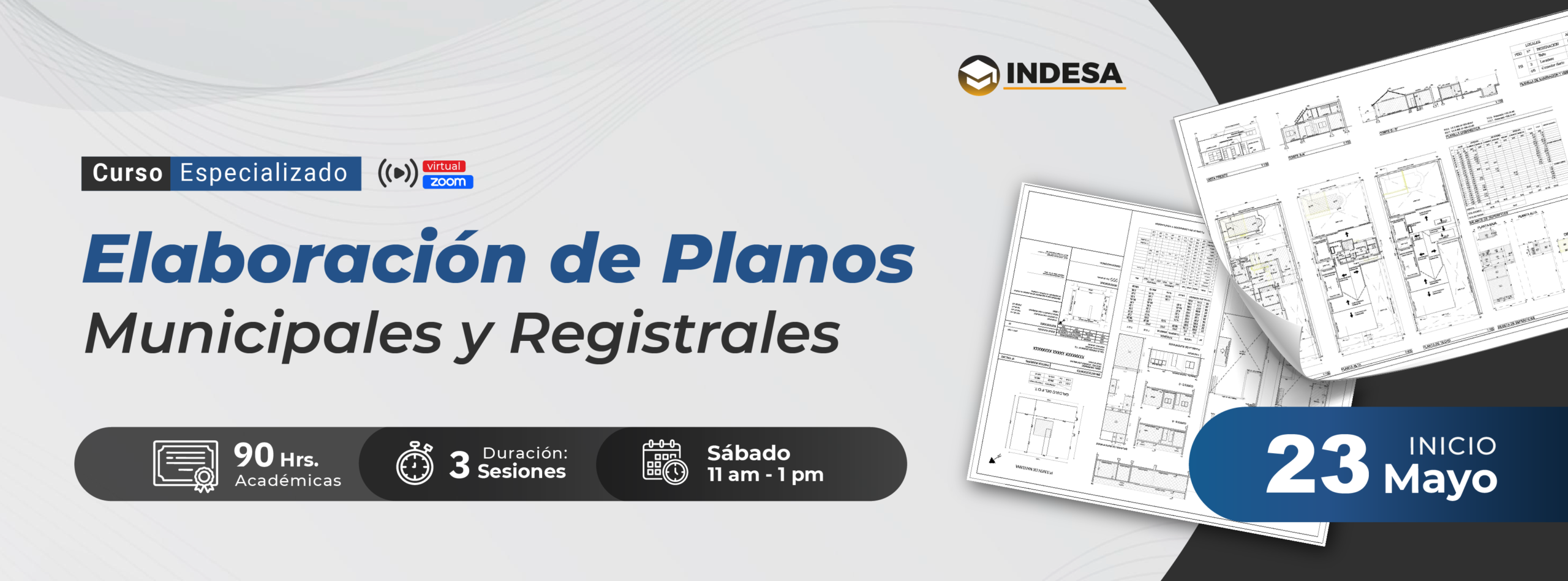 CURSO ELABORACION DE PLANOS MUNICIPALES Y REGISTRALES