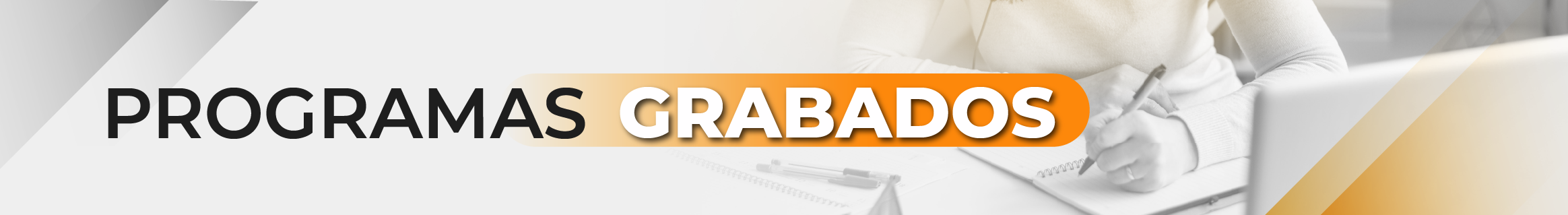 PROGRAMAS GRABADOS