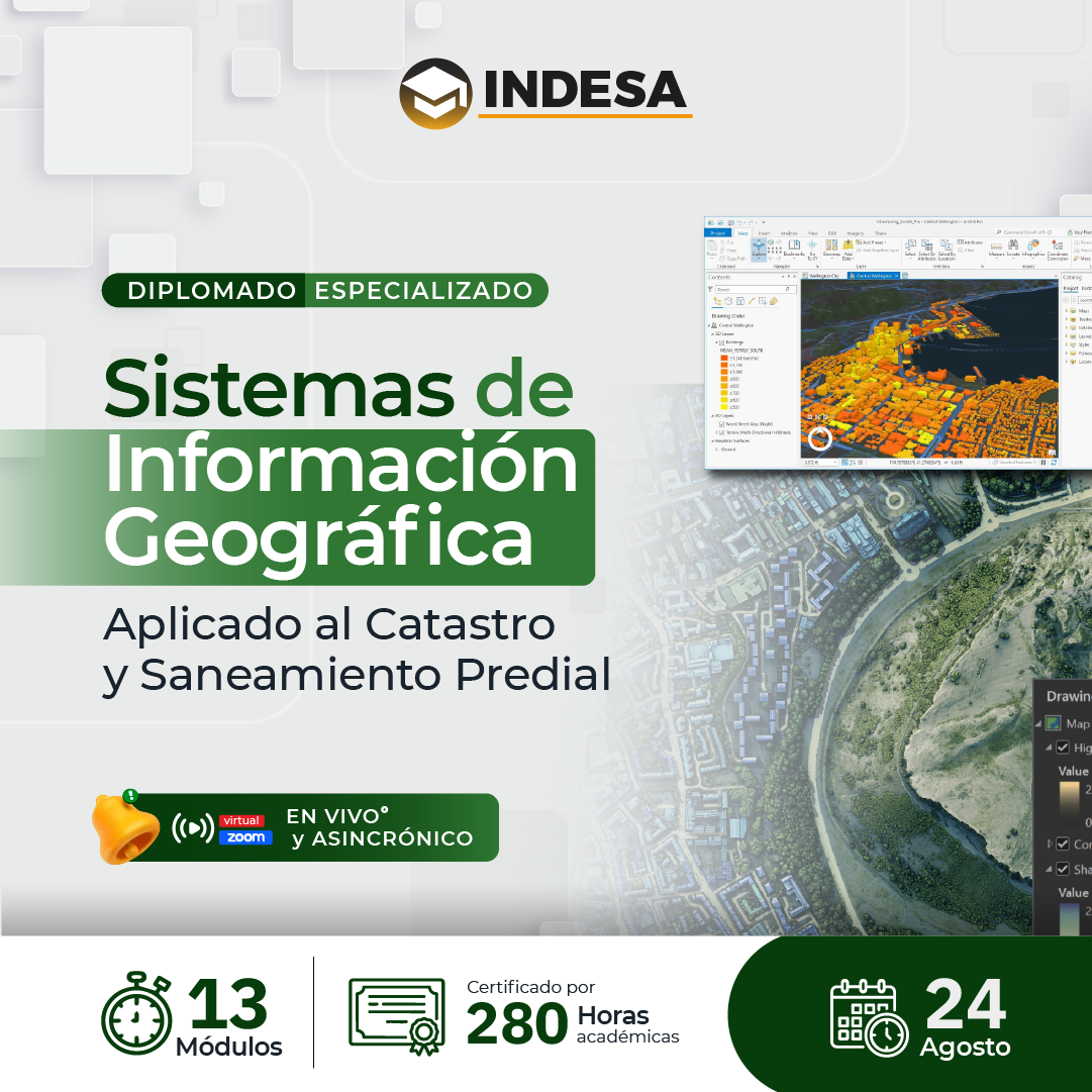 Diplomado Sistemas de Informacion Geográfica aplicado al Catastro y Saneamiento Predial